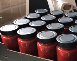Erdbeermarmelade (Thermomix)